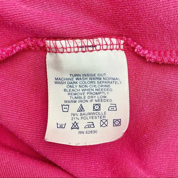 Land's End Terrycloth Pull Over Hooded Short Sleeve Swim Cover Up in Pink, 3T - Picture 5 of 6